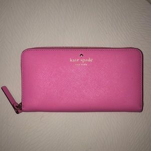 Kate Spade Large Pink Wallet